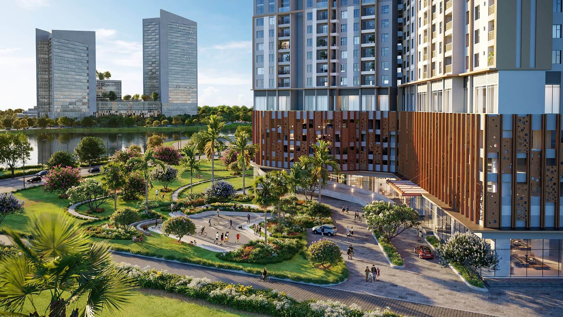 tiện ích dự án gamuda central park yên sở hoàng mai